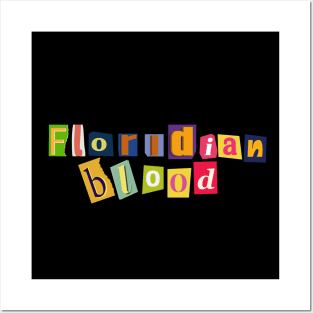 Floridian Ransome Note Graphic Letters Posters and Art